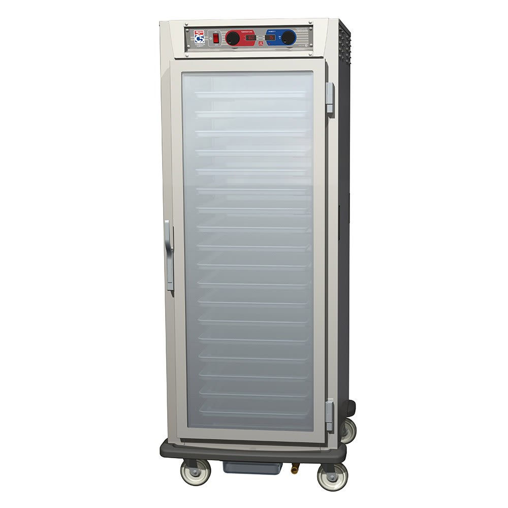 Metro C599-SFC-U Full Height Insulated Mobile Heated Cabinet w/ (18) Pan Capacity, 120v