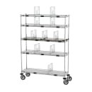 Metro CR1448TGCOPS 5 tier Mobile To-Go & Curbside Order Station - 48"W x 14"D x 69"H, Steel thumbnail 3