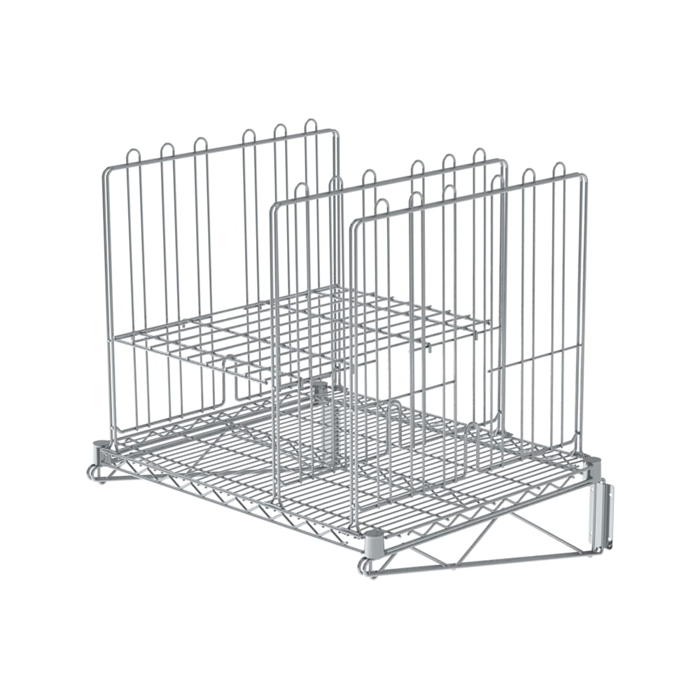 Metro CR2430OHC Wall Mount Cup Storage Unit - 30"W x 24"D, Steel