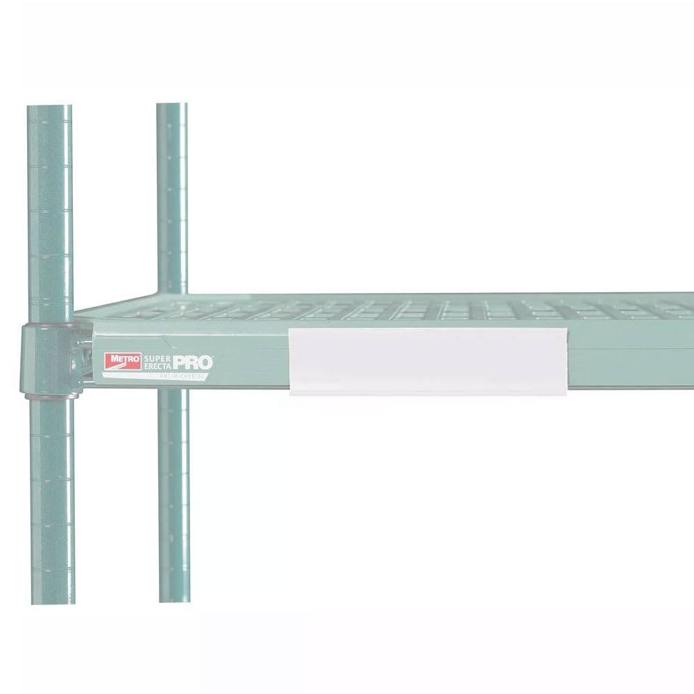 Metro CSM6-WQ MetroMax Q™ Shelf Marker - 6" x 1 1/2", White