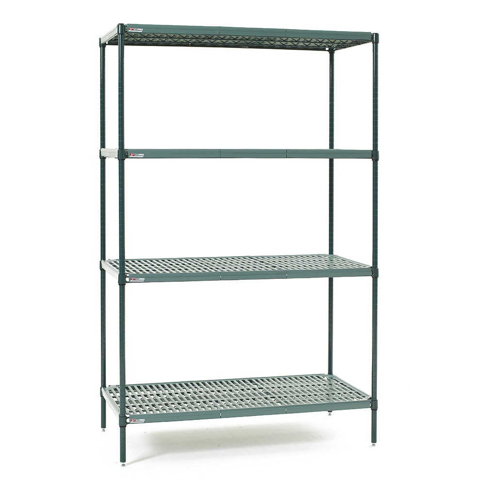 Metro EZPR1836NK3-4 36" NSF 4-Tier Epoxy Coated Wire Shelf Kit - Super Erecta Pro®, 18"W, 74"H