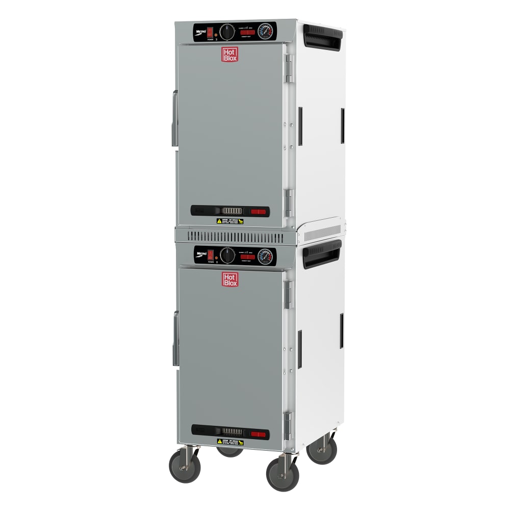 Metro HBCN16-AS-M Full Height Insulated Mobile Heated Cabinet w/ (16) Pan Capacity, 120v