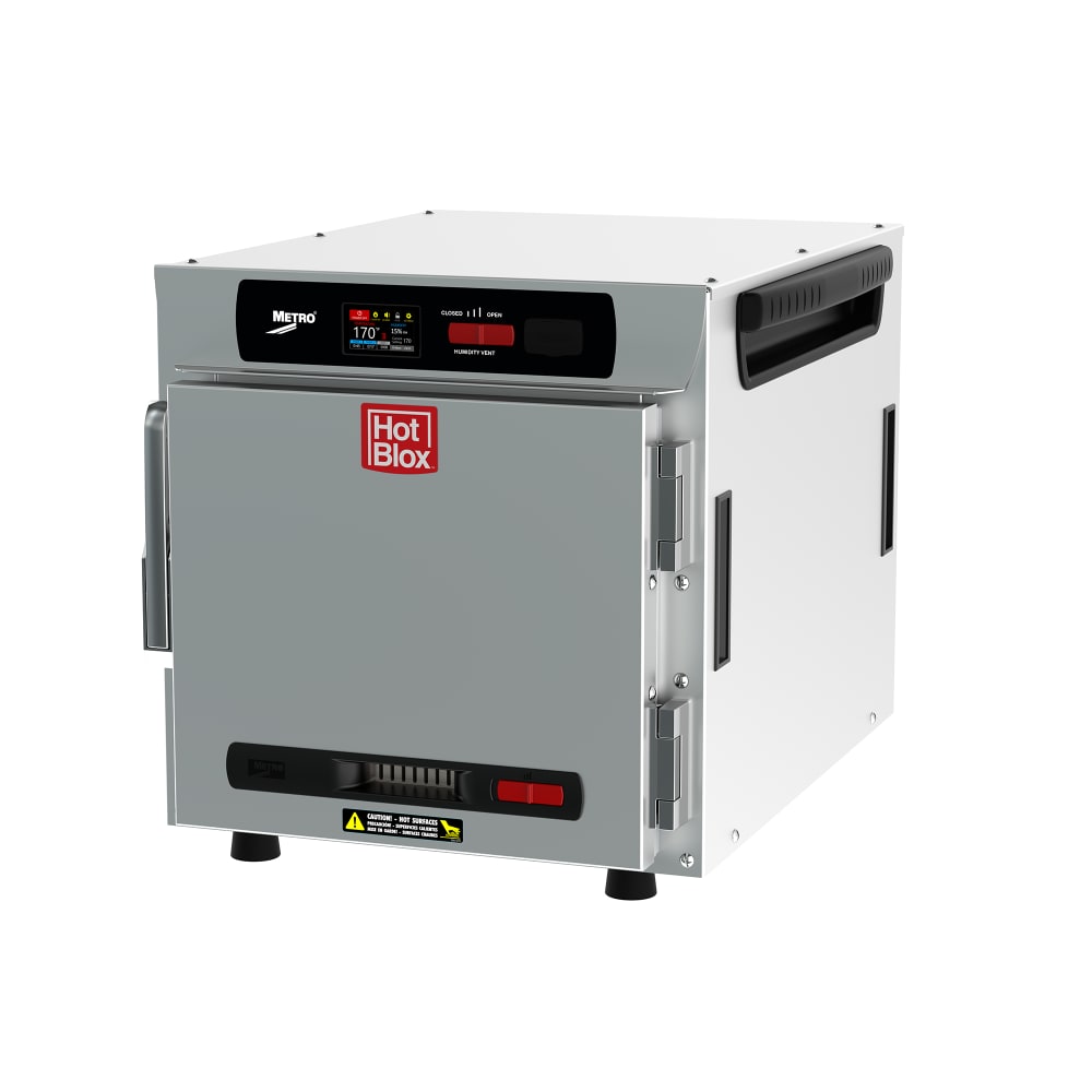 Metro HBCN4-DS-CT Countertop Insulated Mobile Heated Cabinet w/ (4) Pan Capacity, 120v
