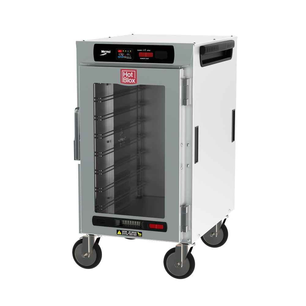 Metro HBCN8-DC-M 1/2 Height Insulated Mobile Heated Cabinet w/ (8) Pan Capacity, 120v