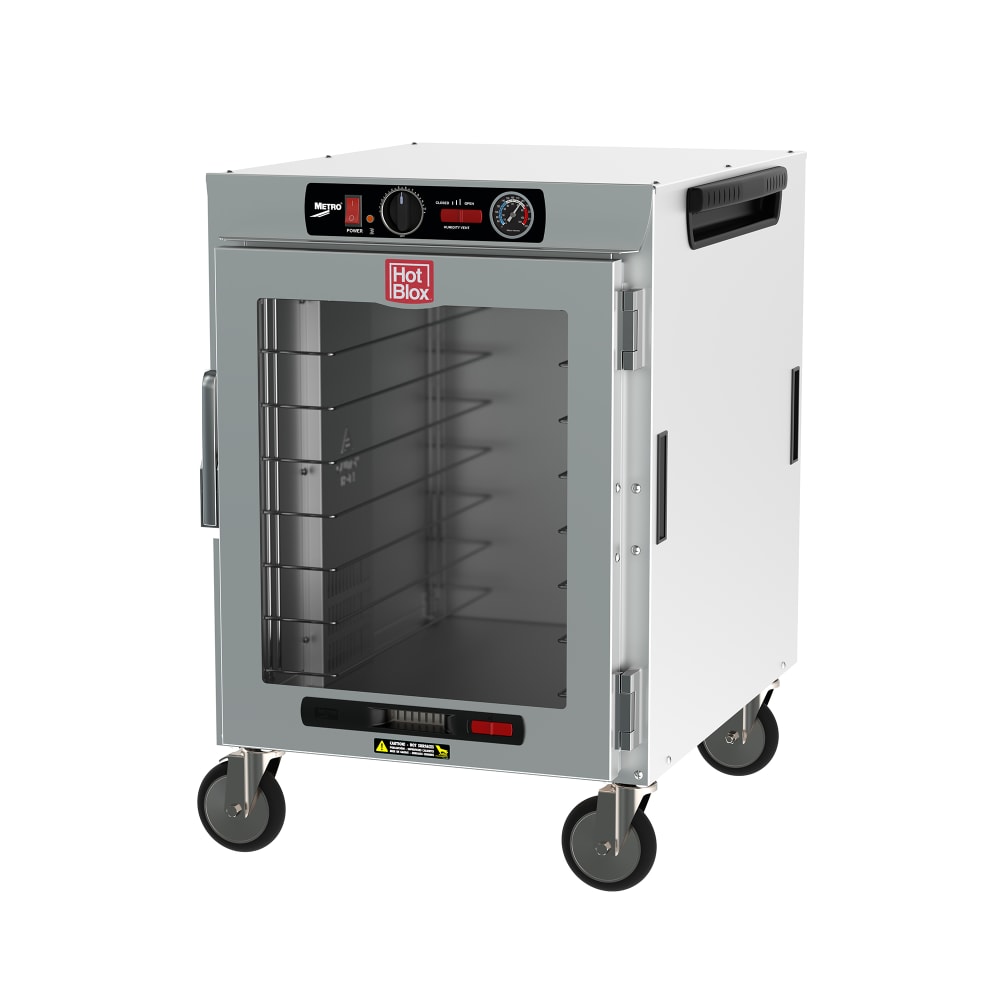 Metro HBCW8-AC-M 1/2 Height Insulated Mobile Heated Cabinet w/ (8) Pan Capacity, 120v