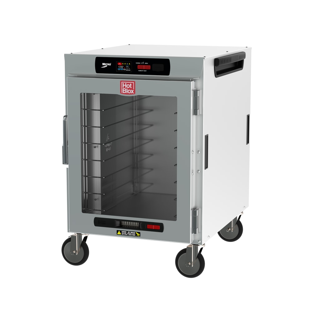 Metro HBCW8-DC-M 1/2 Height Insulated Mobile Heated Cabinet w/ (8) Pan Capacity, 120v