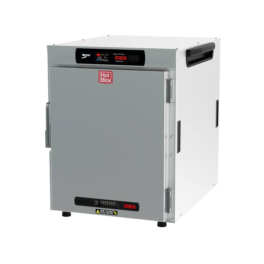 Metro HBCW8-DS-CT Countertop Insulated Mobile Heated Cabinet w/ (8) Pan Capacity, 120v