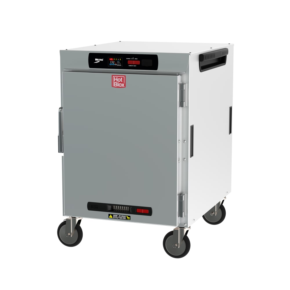 Metro HBCW8-DS-M 1/2 Height Insulated Mobile Heated Cabinet w/ (8) Pan Capacity, 120v