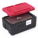 Metro ML180 Mightylite™ Insulated Food Carrier w/ (3) Pan Capacity, Black/Red thumbnail 3