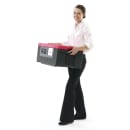 Metro ML180 Mightylite™ Insulated Food Carrier w/ (3) Pan Capacity, Black/Red thumbnail 5