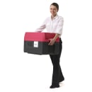 Metro ML180XL Mightylite BigBoy™ Insulated Food Carrier w/ (5) Pan Capacity, Black/Red thumbnail 5