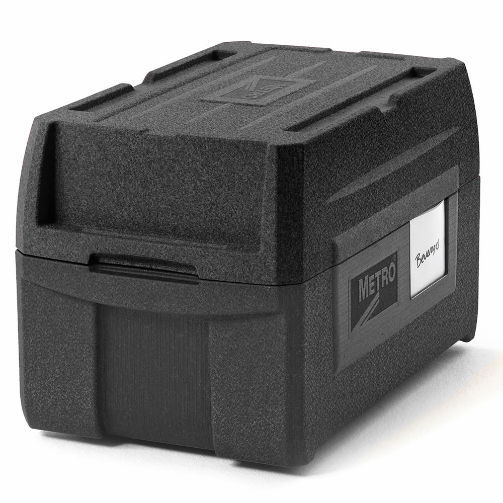 Metro ML180XL-BL Mightylite BigBoy™ Insulated Food Carrier w/ (5) Pan Capacity, Black