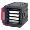 Metro ML300 Mightylite™ Insulated Food Carrier -  45 qt w/ (4) Pan Capacity, Black/Red thumbnail 4