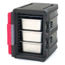 Metro ML400 Mightylite™ Insulated Food Carrier - 60 qt w/ (6) Pan Capacity, Black/Red thumbnail 2