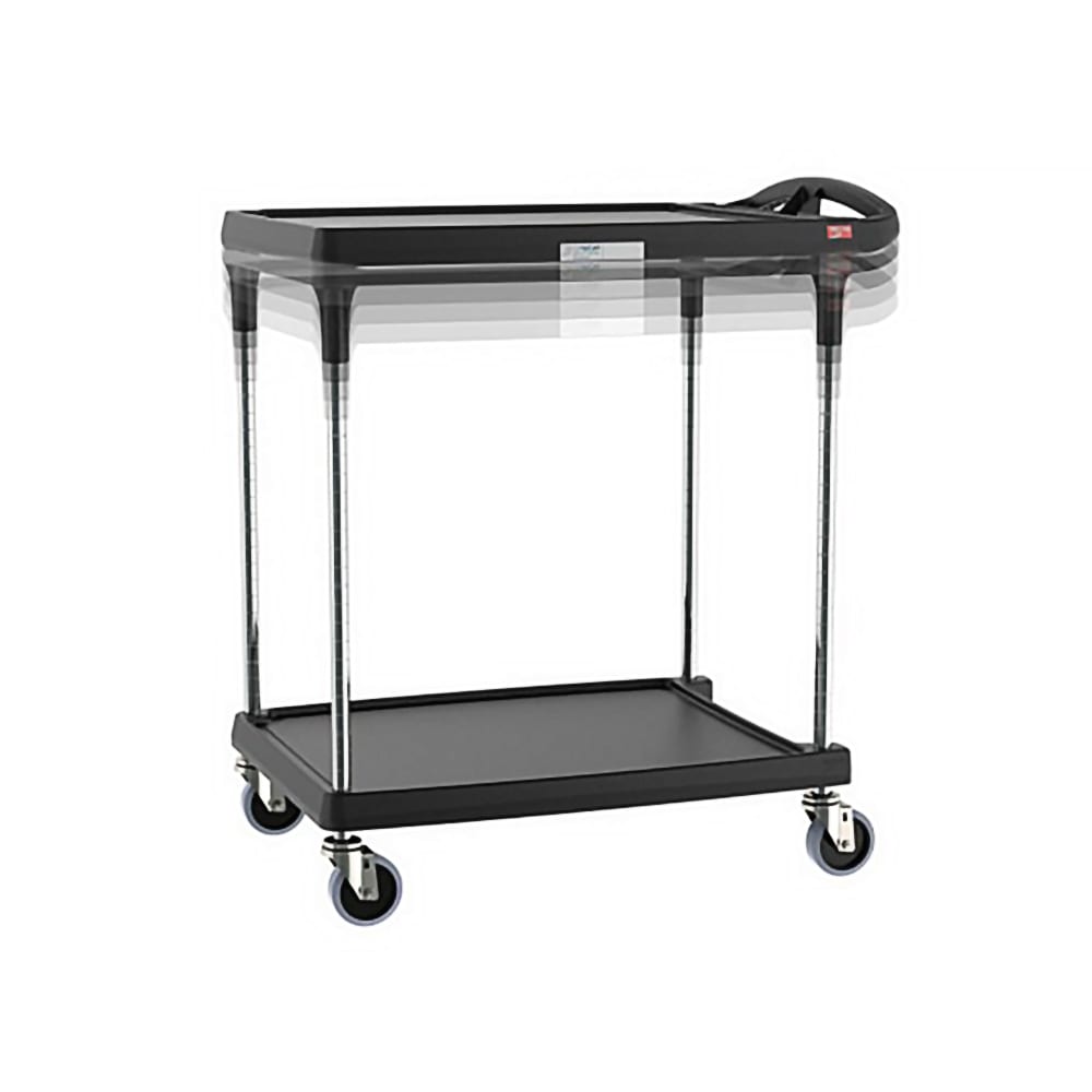 Metro MY2030-24BL-PL 2 Level Polymer Utility Cart w/ 300 lb Capacity, Marine Ledges