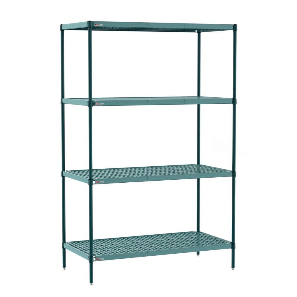 Metro PR-187274K3-S-4 72" NSF 4-Tier Epoxy Coated Wire Shelf Kit - Super Erecta Pro®, 18"W, 74"H