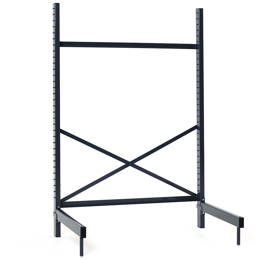 Metro SM762442-KIT SmartLever™ Cantilevered Shelving Base Unit - 46 1/4"L x 28 1/2"W x 76 3/8"H, Steel
