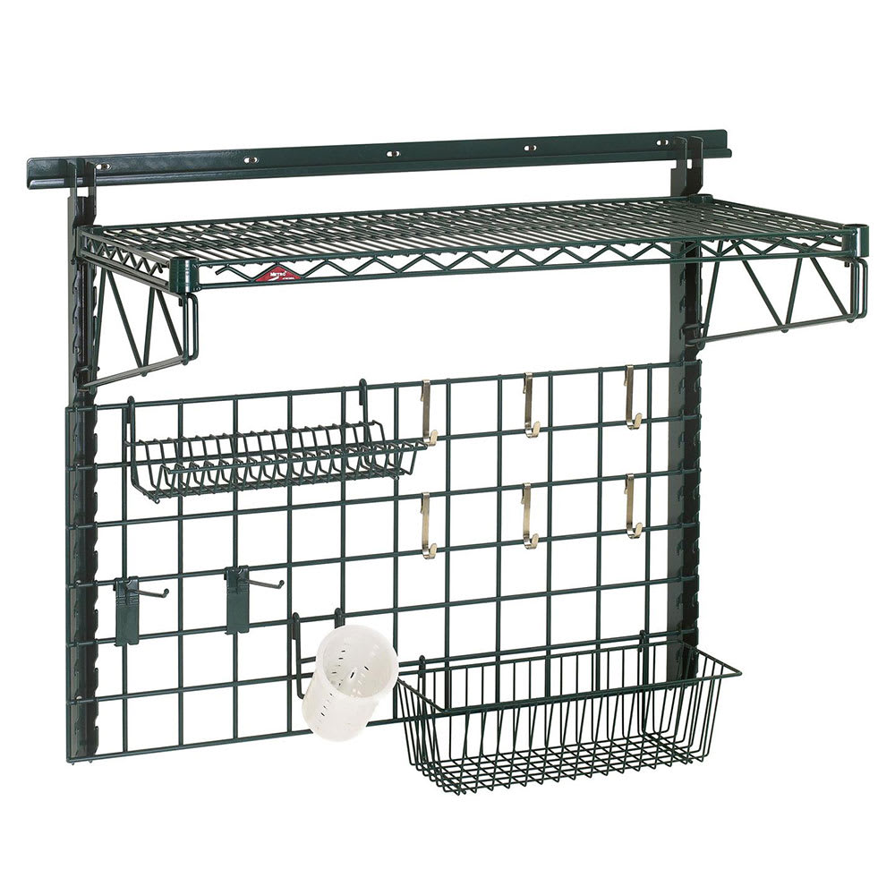 Metro SWK36-1A1-SR 40" Wire Wall Mounted Shelving w/ Mounting Hardware