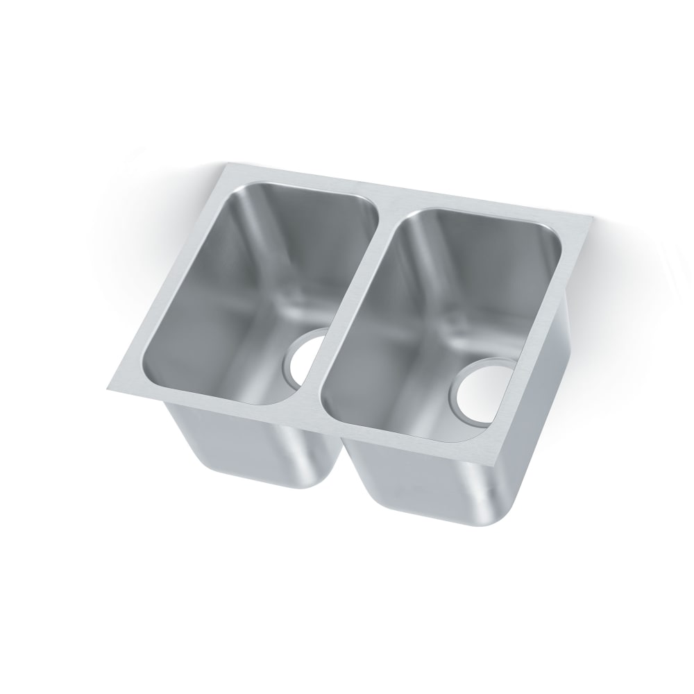 Vollrath 10102-1 (2) Compartment Undermount Sink - 14" x 10"