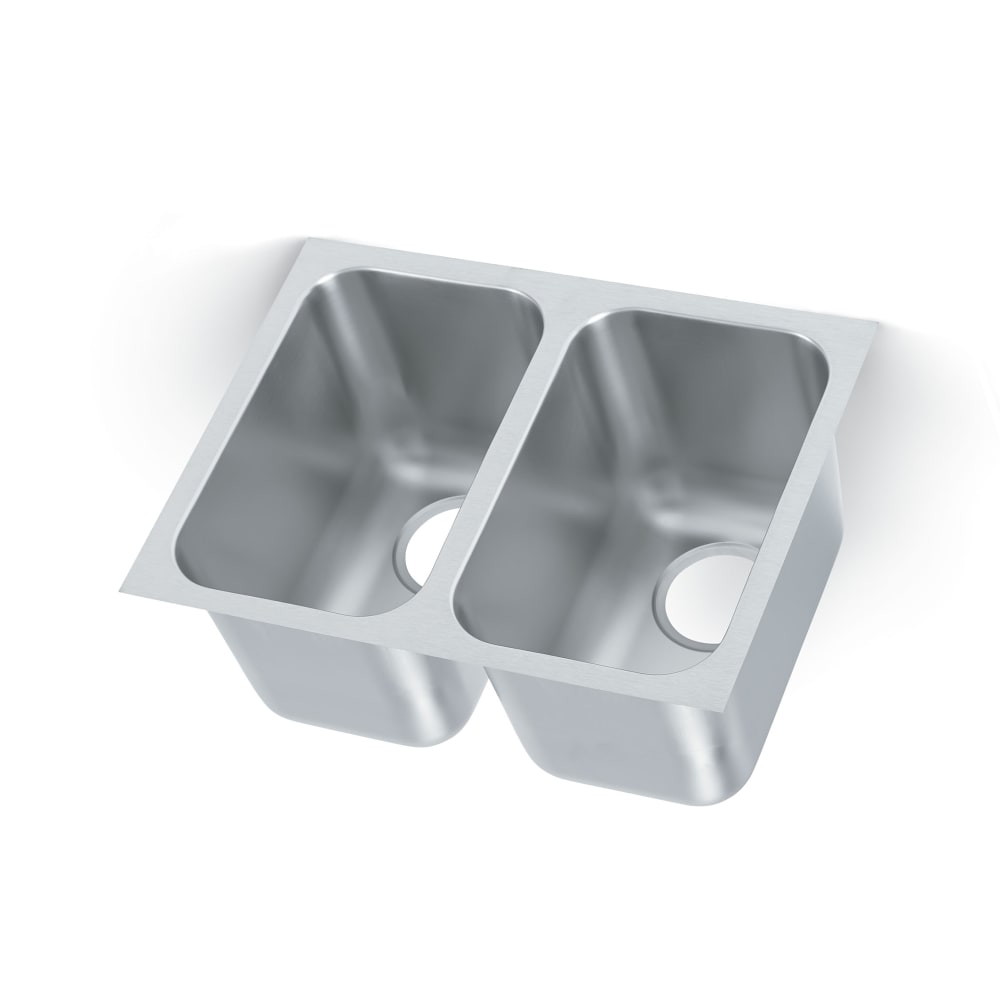 Vollrath 12102-1 (2) Compartment Undermount Sink - 14" x 12"