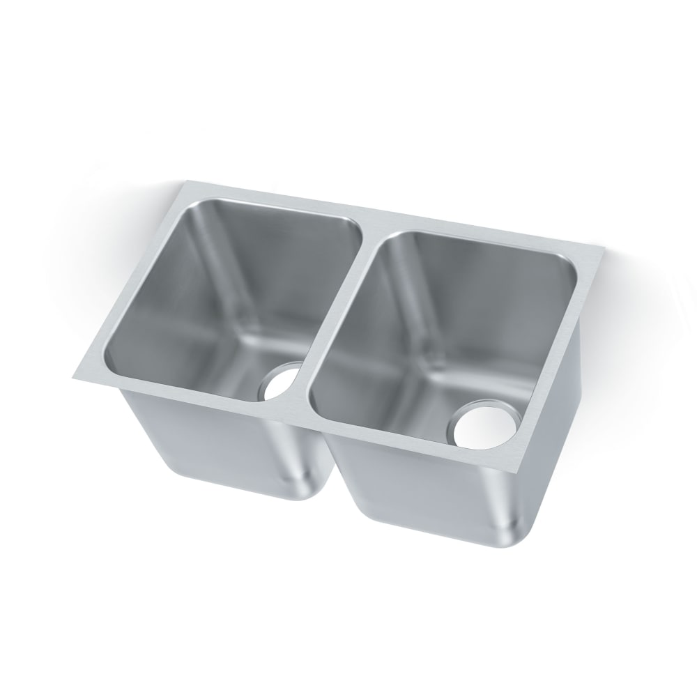 Vollrath 12122-1 (2) Compartment Undermount Sink - 14" x 12"