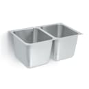 Vollrath 12122-1 (2) Compartment Undermount Sink - 14" x 12" thumbnail 2