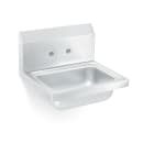 Vollrath K1410CS Wall Mount Commercial Hand Sink w/ 17"L x 15"W x 5 1/2"D Bowl, Gooseneck Faucet thumbnail 2