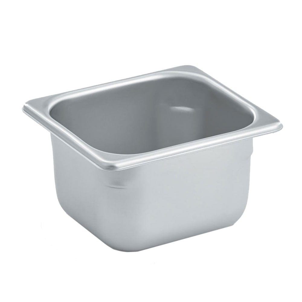 Vollrath S06064 Sixth Size Steam Pan, Stainless