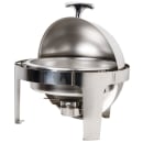 Vollrath T3505 7 qt. Round Chafer w/Roll-top Lid & Chafing Fuel Heat thumbnail 2