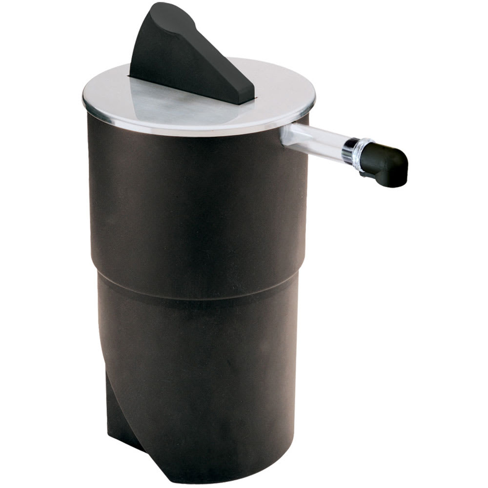 Server 1 1/2 Gallon Round Dispenser, Portion Control For 1 Pouch, Black (07010)