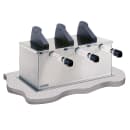 Server Drop In 3 Pump Dispenser For 3 Pouches, Stainless Base (07050) thumbnail 2