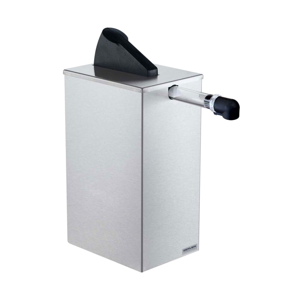 Server 1 1/2 Gallon Single Countertop Dispenser  w/ (1) pump, 1 oz. Yield, Stainless Base (07125)