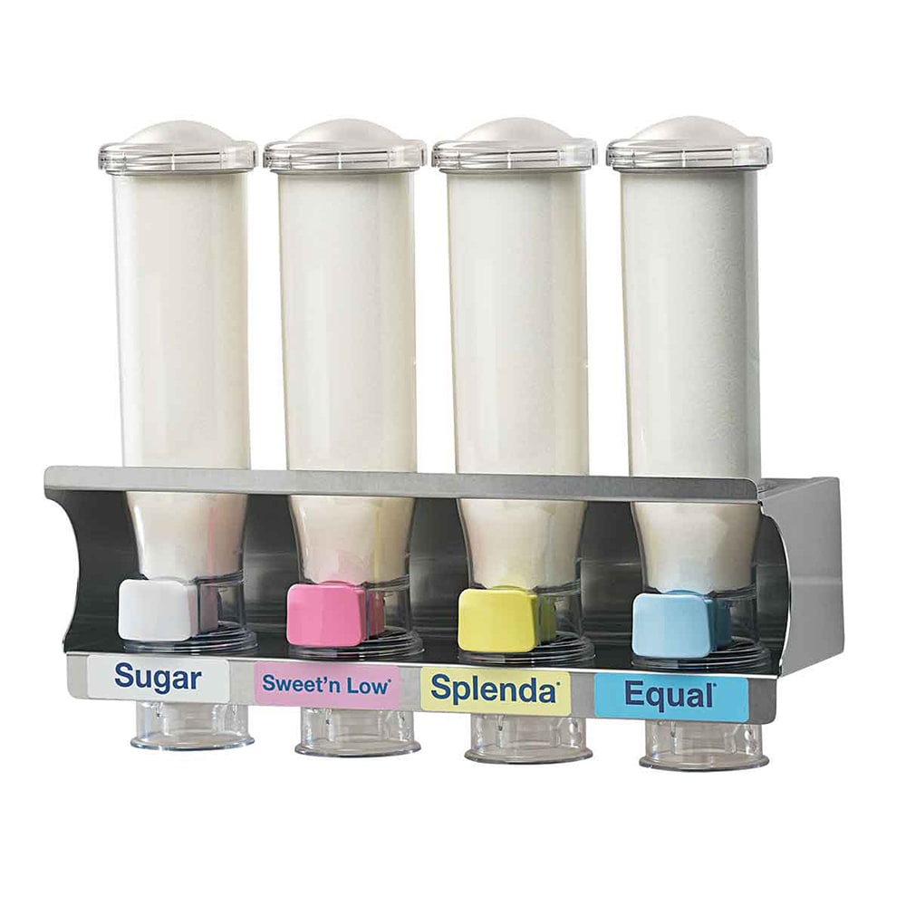 Server Wall-Mount Sugar & Creamer Dispenser, (4) 24 oz Hoppers (80101)