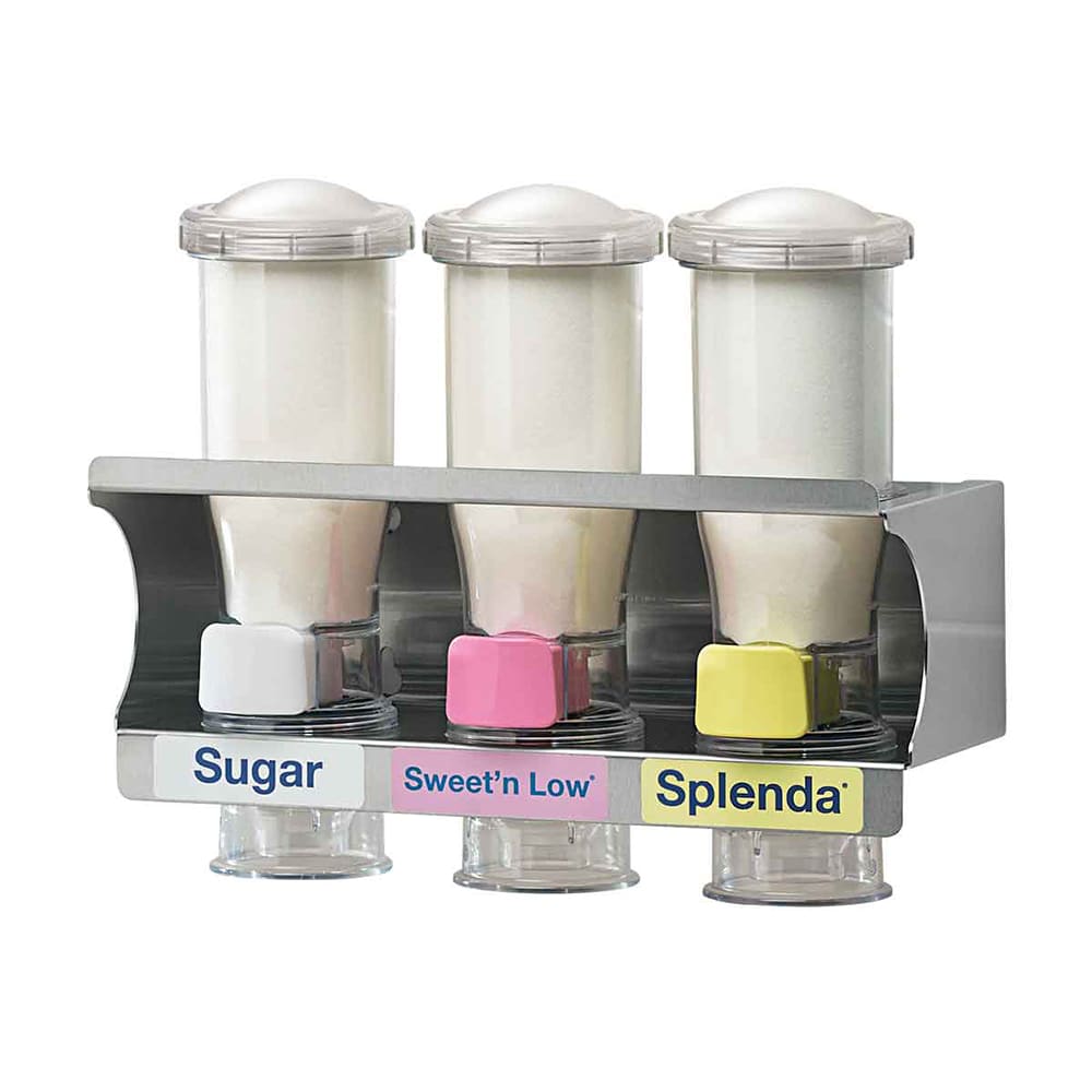 Server Wall-Mount Sugar & Creamer Dispenser, (3) 14 oz Hoppers (80104)