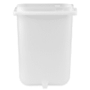 Server 3 1/2 qt Condiment Dispenser Jar, Polypropylene, White (82557) thumbnail 2