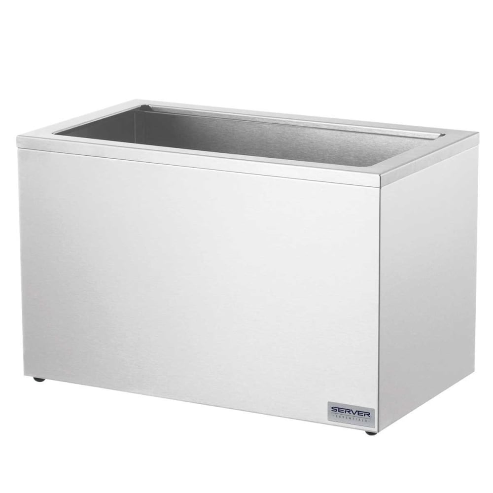 Server Non-Insulated Syrup Rail for 3 Fountain Jars, Stainless (82600)