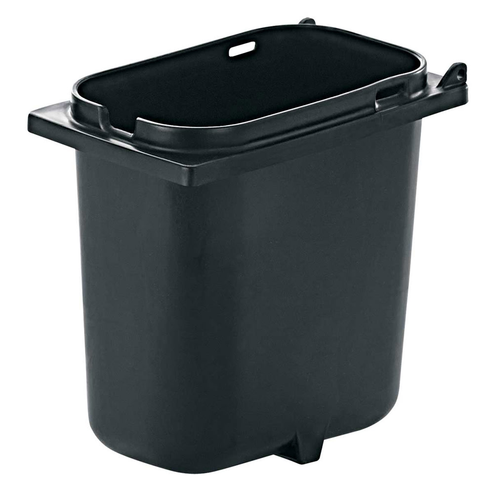 Server 2 qt Fountain Jar w/ Notch for Ladle, Polypropylene, Black (83147)