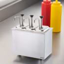 Server Drop-In Condiment Dispenser w/ (3) Jars & Pumps, (1) oz Stroke, Stainless (83860) thumbnail 2