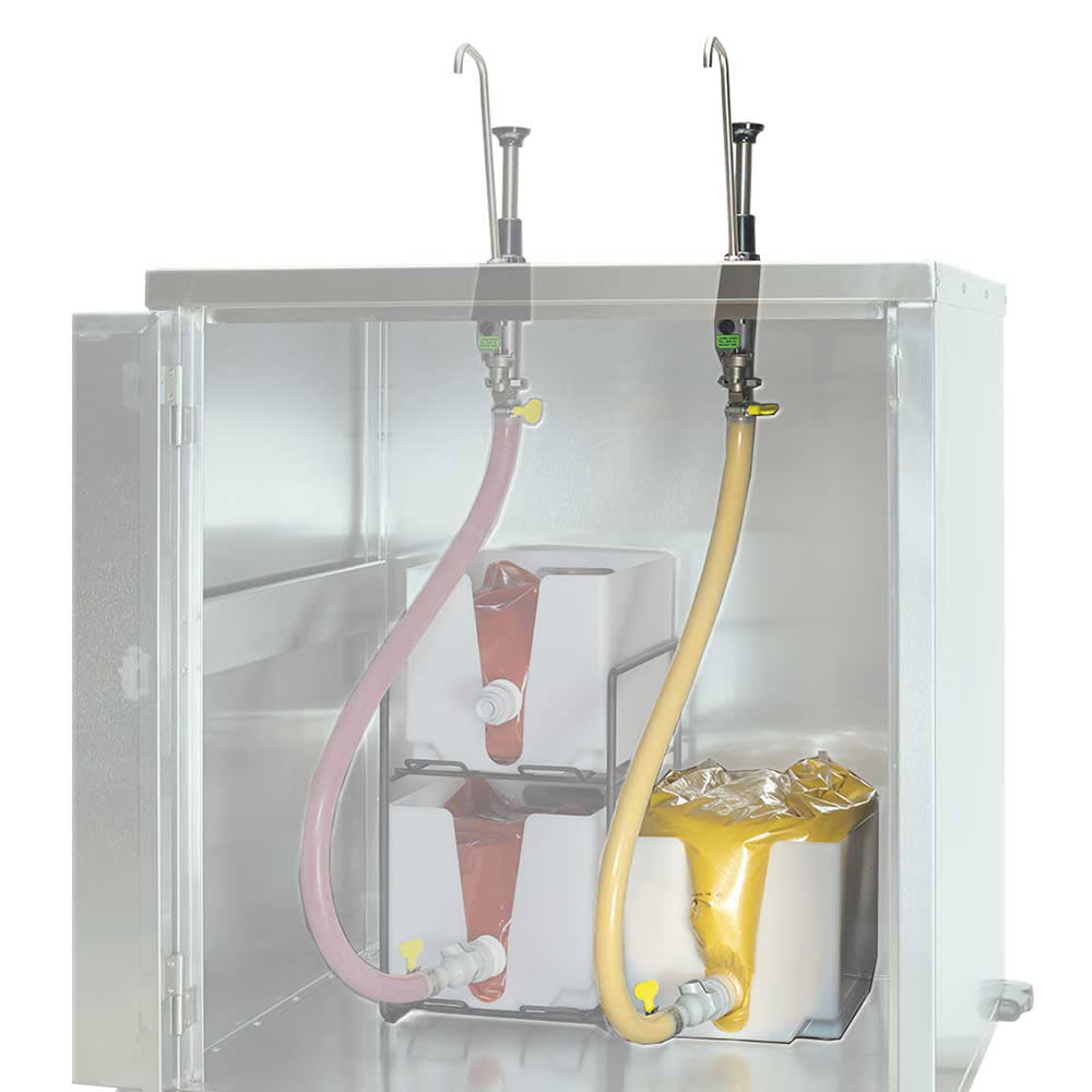 Server Pump Style Condiment Dispenser w/ (1) Pump, (1) oz Stroke, Stainless (85783)