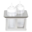 Server Squeeze Bottle Holder, Twin Unit w/ (2) 16 oz Bottles, SS (86829) thumbnail 2