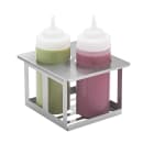 Server Squeeze Bottle Holder, Twin Unit w/ (2) 16 oz Bottles, SS (86829) thumbnail 5
