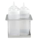 Server Squeeze Bottle Holder, Triple Unit w/ (3) 16 oz Bottles, SS (86831) thumbnail 3
