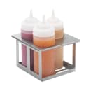 Server Squeeze Bottle Holder, Triple Unit w/ (3) 16 oz Bottles, SS (86831) thumbnail 6