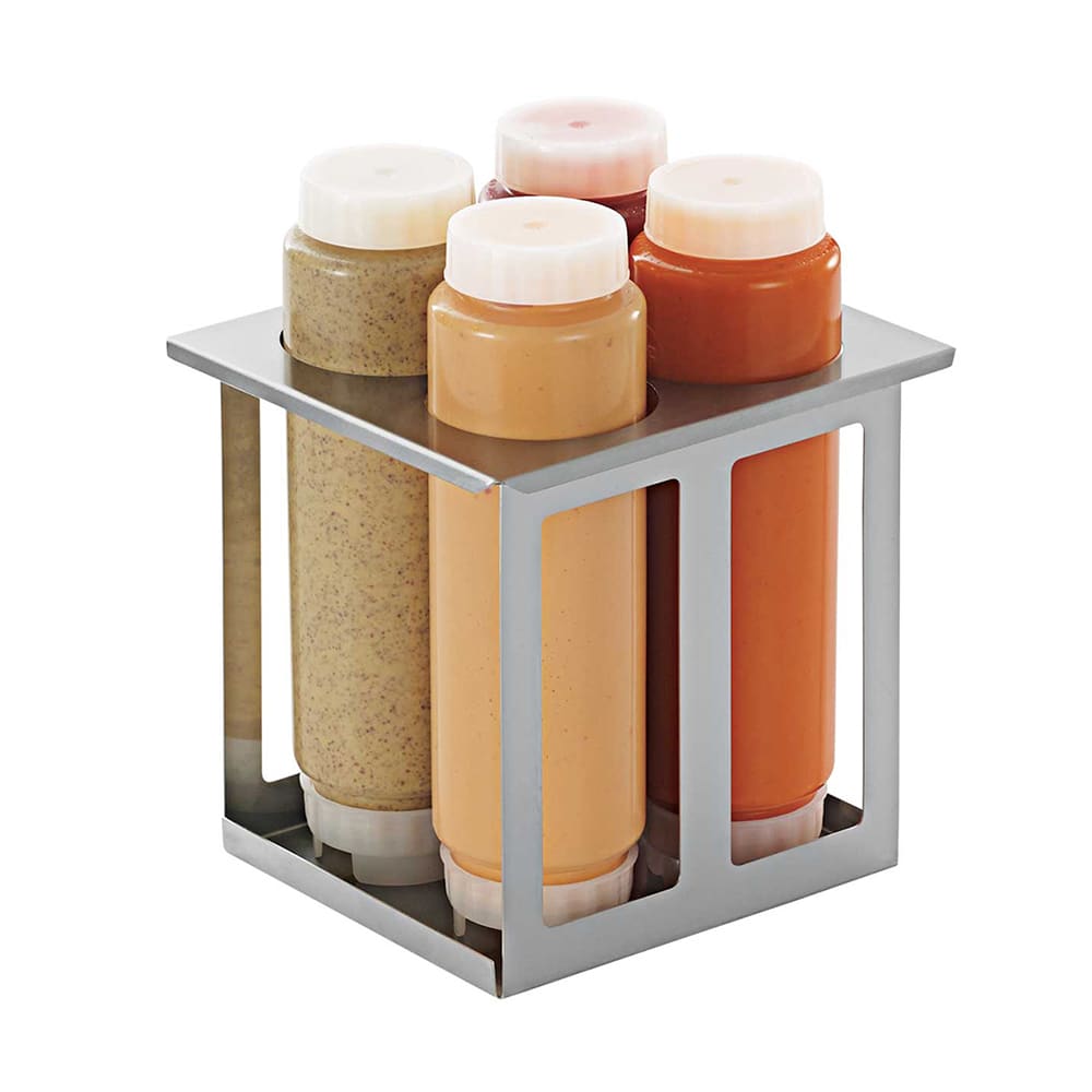 Server Squeeze Bottle Holder Set w/ (4) 16 oz Bottles (86994)