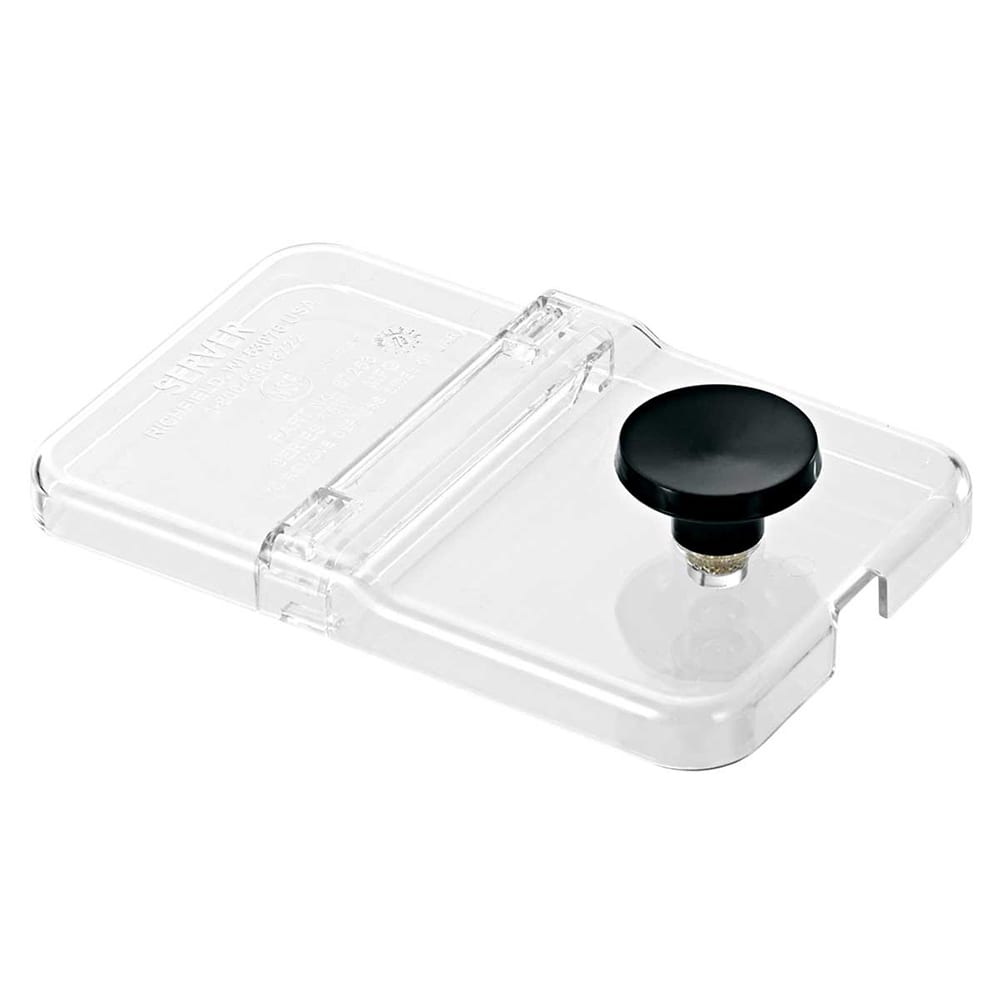 Server Hinged Lid For 1/9 Size Jar, Clear Plastic (87253)