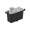 Server 1/12 Size Plastic Jar for Server Mini Rails, Lid Not Included, 3 1/2" D, Black (87925) thumbnail 2