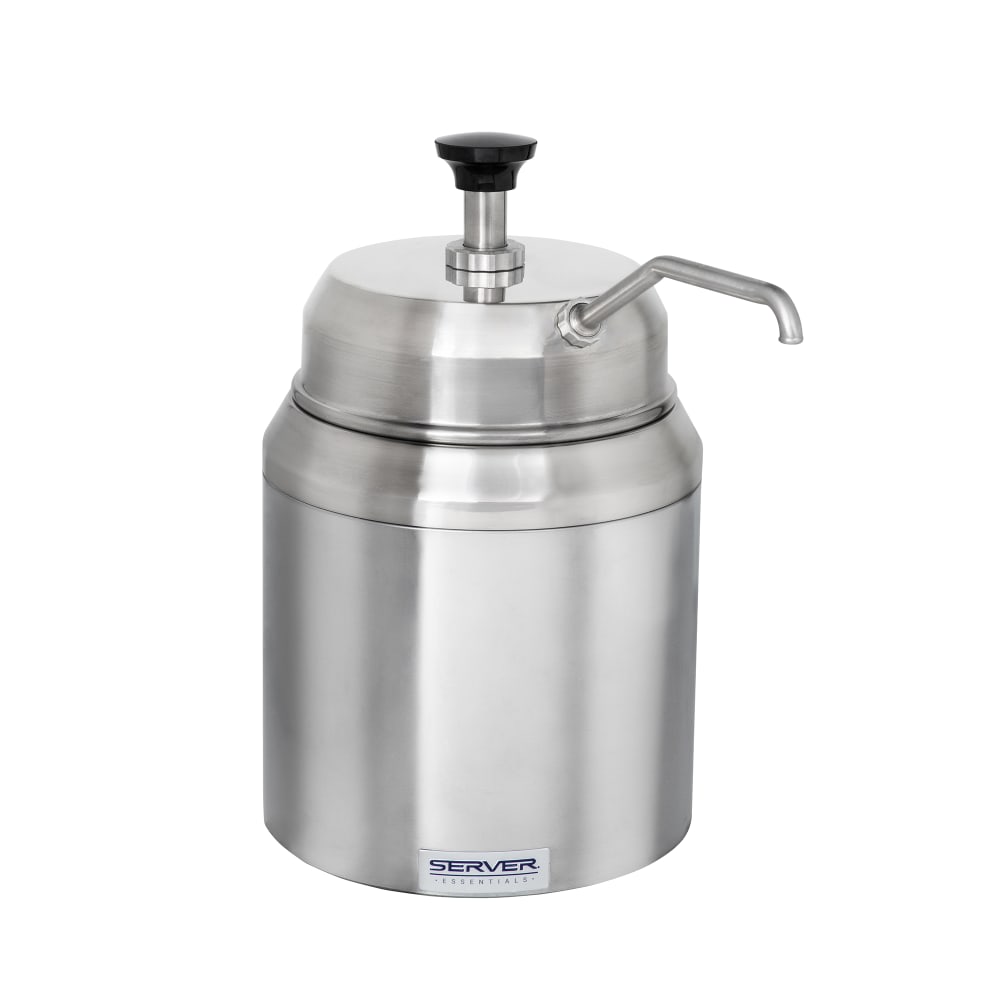 Server Insulated Chilled Server w/ 1 oz Yield Pump & 3 qt Jar, Stainless (94000)
