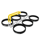 Prince Castle 122-043Y 3 3/4" Round In Line Egg Ring w/ Cover thumbnail 3