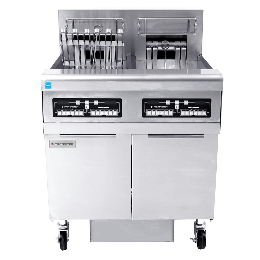 Frymaster FPRE214 Electric Fryer - (2) 50 lb Vats, Floor Model, 208v/3ph