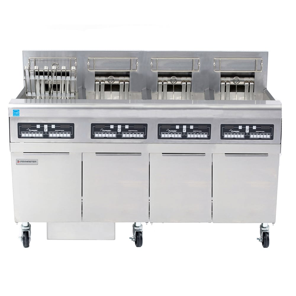Frymaster FPRE414 Electric Fryer - (4) 50 lb Vats, Floor Model, 240v/1ph